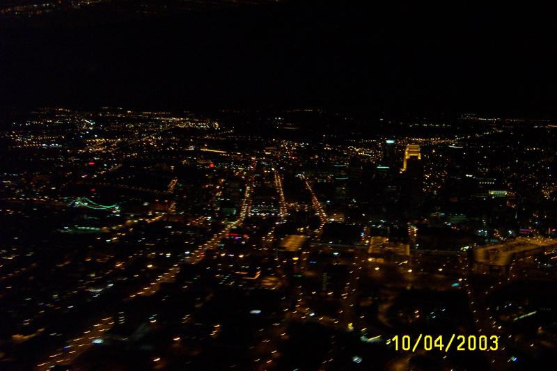 Minneapolis at Night.JPG - Laura took this beautiful shot on a late night arrival to Minneapolis.